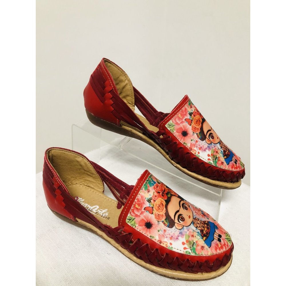 Frida Kahlo Leather Huaraches US Size 6 & 8 As Is - Picture 5 of 10